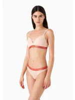 Dámske tangá 2PACK 163333 3F235 03050 nude - Emporio Armani