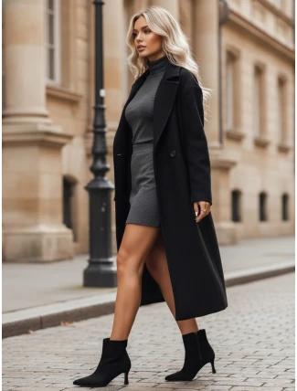 Dámske čierne semišové topánky FashionStreet ZY1165