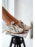 Semišové kožené dámske tenisky Big Star TT274549 beige Semišové kožené dámske tenisky Big Star TT274549 beige