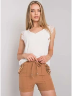 Šortky DHJ SN 13260.38P svetlo hnedá