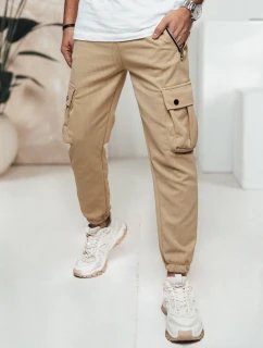 Pánske cargo nohavice khaki FashionStreet UX4464