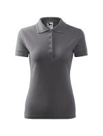 Dámske tričko Pique Polo steel grey