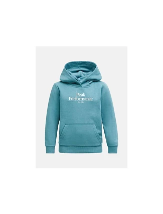 Mikina PEAK PERFORMANCE Original Hood Junior, modrá Mikina PEAK PERFORMANCE Original Hood Junior, modrá