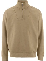 Craft Corporate Frequent Hz Sweatshirt M Pánska mikina s 1/4 zipsom 81.6304 taupe Craft Corporate Frequent Hz Sweatshirt M Pánska mikina s 1/4 zipsom 81.6304 taupe