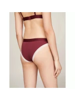 Dámske bikini nohavičky UW0UW04813 VLP bordová - Tommy Hilfiger