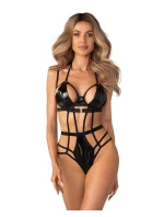 Dámske sexy body Keira Lise teddy black - Obsessive