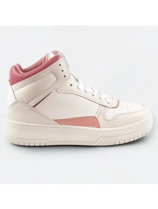 Béžovo-ružové členkové dámske tenisky sneakers (WH2122) Béžovo-ružové členkové dámske tenisky sneakers (WH2122)