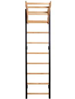 DREVENO-KOVOVÉ GYMNASTICKÉ REBRÍKY S DREVENOU TYČOU LAVIČKA 711W