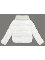 Dámska manšestrová bunda J Style White (5M3230-281)