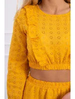 Horčicové boho šaty