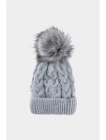 Dziewczęca Zimowa Czapka 4F 4FJWAW24ACAPF421-34S Niebieska