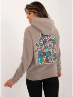 Mikina D20005M02679A dark lilac Mikina D20005M02679A dark lilac