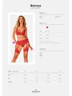 Zmyselné nohavičky Belovya garter panties - Obsessive