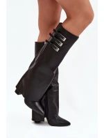 Dámske topánky na podpätku C-354 Black - Stephan Paris