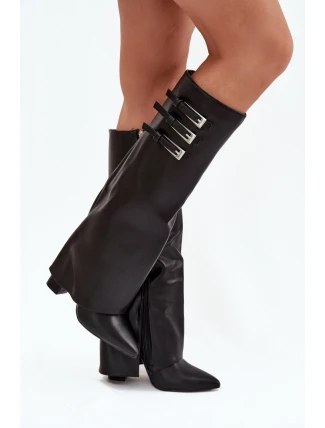 Dámske topánky na podpätku C-354 Black - Stephan Paris