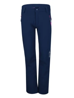 Trollkids Detské softshellové nohavice Fjell navy blue (117-114)
