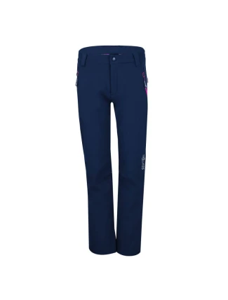 Trollkids Detské softshellové nohavice Fjell navy blue (117-114)