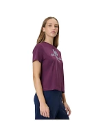 Dámske tričko 4F F2738 bordová 4FWSS26TTSHF2738 60S