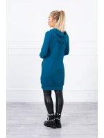 Šaty s kapucňou, mikina marine Šaty s kapucňou, mikina marine