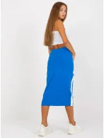 Dámska tepláková sukňa RV SD 8073.73P Tmavomodrá s bielou - Rue Paris Dámska tepláková sukňa RV SD 8073.73P Tmavomodrá s bielou - Rue Paris