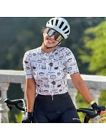 Dámsky cyklistický dres Rockbros 15110005005 s krátkym rukávom, veľkosť L – biely Dámsky cyklistický dres Rockbros 15110005005 s krátkym rukávom, veľkosť L – biely