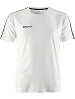 Craft Teamwear Squad Go Contrast Jersey M Pánske kontrastné športové tričko 82.2725 biele Craft Teamwear Squad Go Contrast Jersey M Pánske kontrastné športové tričko 82.2725 biele