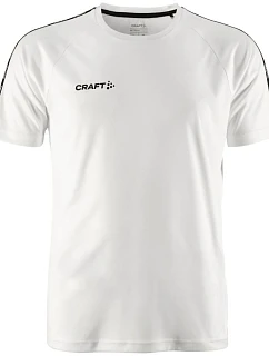 Craft Teamwear Squad Go Contrast Jersey M Pánske kontrastné športové tričko 82.2725 biele