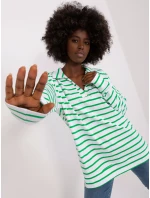 Blúzka LK BZ 509314.83 biela a zelená