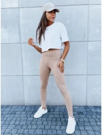 Dámske legíny LOOK ME camel FashionStreet UY1620 Dámske legíny LOOK ME camel FashionStreet UY1620