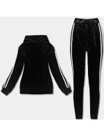 Čierno-biely športový komplet s legínami (YP-9967)