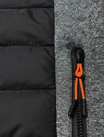 Dámska prešívaná športová bunda black-graphite (8M915-392)