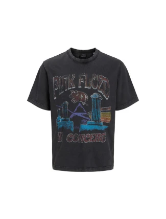 Jack&Jones Tričko Pink Floyd TEE SS C.N. STYD 12290792 BLACK