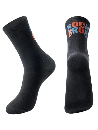 Športové ponožky Rockbros, čierne, s nápisom M Športové ponožky Rockbros, čierne, s nápisom M