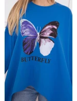 Oversize blúzka s potlačou nevädze