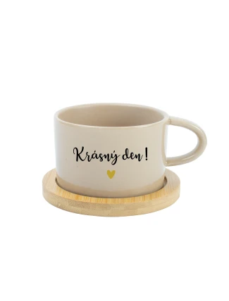 KRÁSNY DEŇ! - krémový pohár na makrónky 200 ml