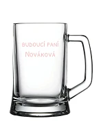 Personalizovaná pivná pohár – budúca nevesta Personalizovaná pivná pohár – budúca nevesta