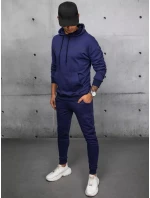 Pánske tmavomodré tepláky FashionStreet AX0679 Pánske tmavomodré tepláky FashionStreet AX0679