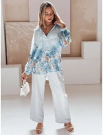 Dámske nohavice so širokými nohavicami MILLIVIO sivá FashionStreet UY2664