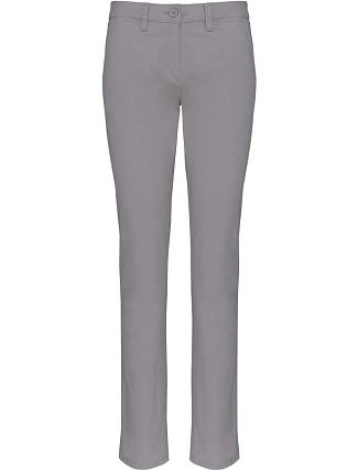 Kariban K 741 Dámske chino nohavice 20.K741 jemná šedá Kariban K 741 Dámske chino nohavice 20.K741 jemná šedá