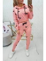 Sada s potlačou pištole marhuľová