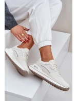 Sneakersy Damskie Big Star NN274A088 Jasnobeżowe