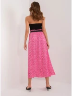 Sukňa D73771M50223A tmavoružová