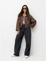 Bunda MI KR 931733.99, hnedá Bunda MI KR 931733.99, hnedá