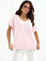 Blúzka RV BZ A1258.00 svetlo ružová