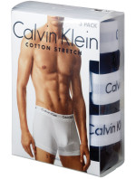 Pánske trenírky 3 Pack Trunks Cotton Stretch 0000U2662G001 čierna - Calvin Klein