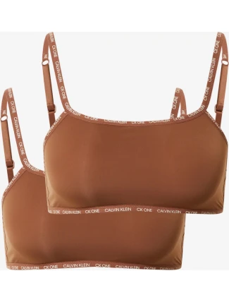 Nevystužená braletka 2pack QD3806E BO8 bronzová / Sandalwood - Calvin Klein