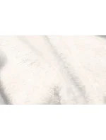 Biela alpaka s kapucňou (B3005)