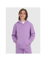Dievčenská mikina s kapucňou 4F 4FJRAW25TSWSF2466-51S