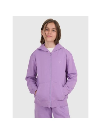 Dievčenská mikina s kapucňou 4F 4FJRAW25TSWSF2466-51S