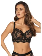 Dámska podprsenka SC-1069 Flower Lilly Black - Kinga Dámska podprsenka SC-1069 Flower Lilly Black - Kinga